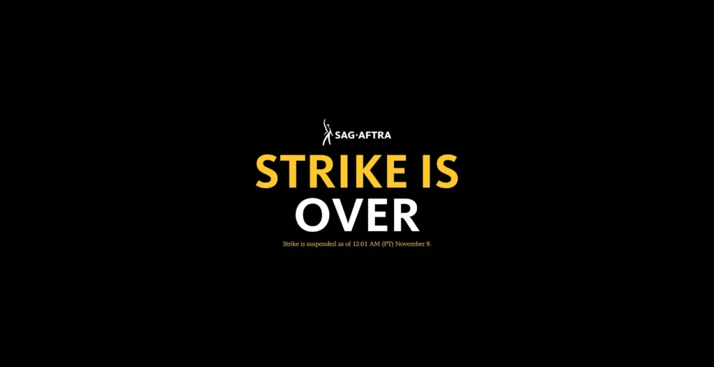 Actors Strike Is Over