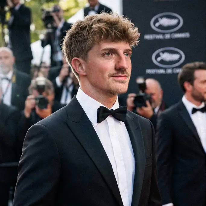 Nathan Caselton on Red Carpet in Cannes
